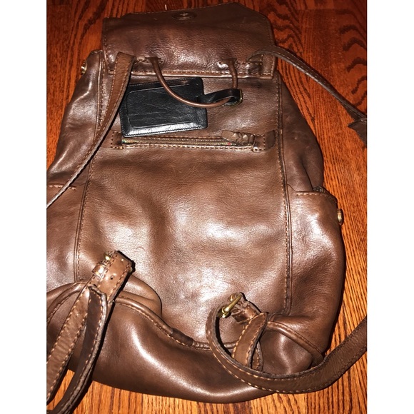 GōN Leather Brown Backpack - Picture 5 of 8